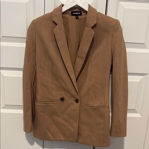 Women’s Express Tan Blazer Suit Jacket